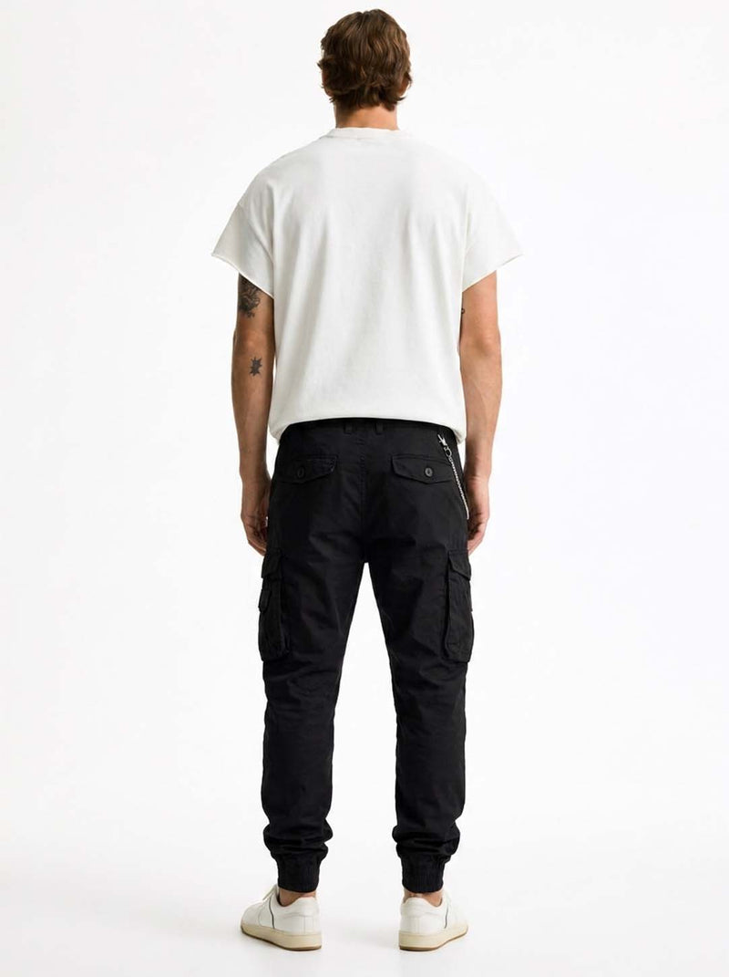 Men’s Modern Multi-Pocket Cargo Jogger Pants – Relaxed Fit