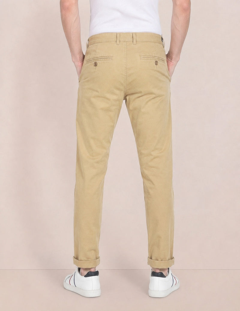 Men’s Classic Chino Trousers – Comfortable Regular-Fit Casual Pants