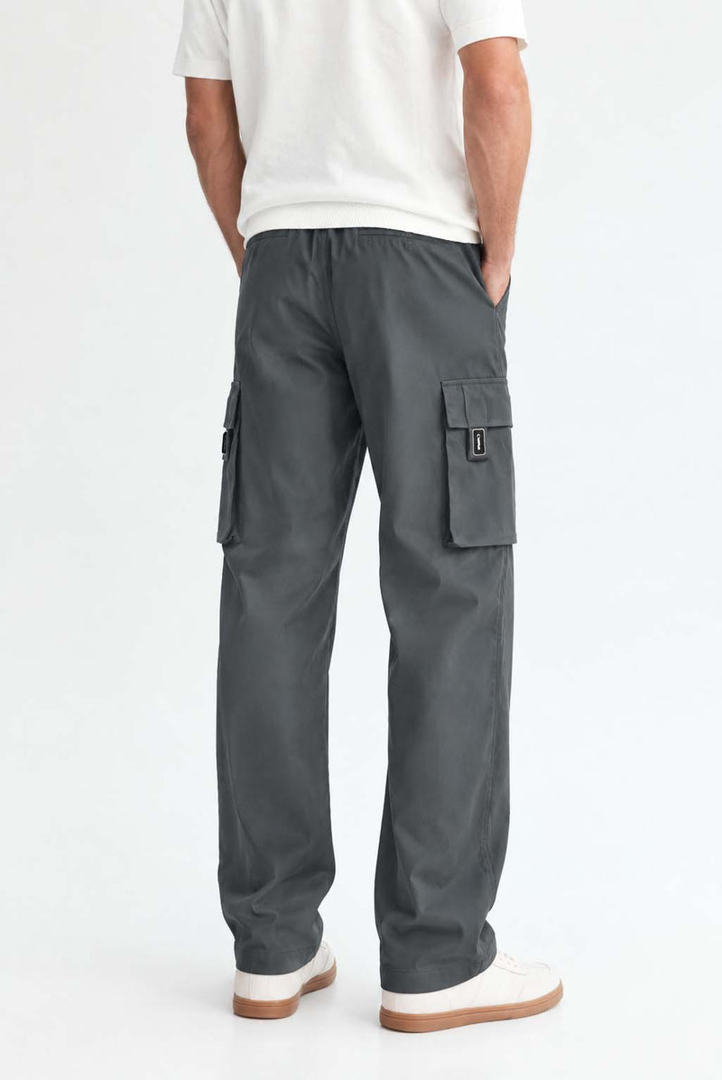 Men's Premium Straight-Fit Regular Cargo Pants