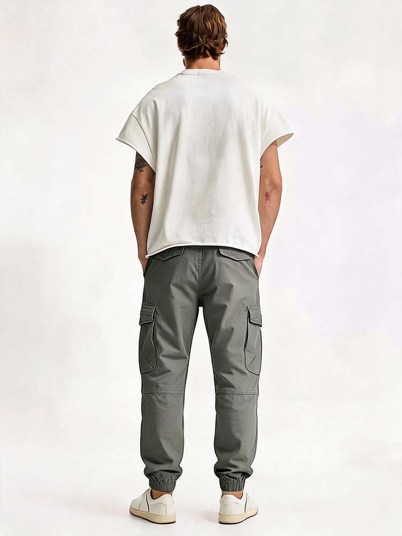 Men's Premium Utility with Cuffed Hems Cargo Pants