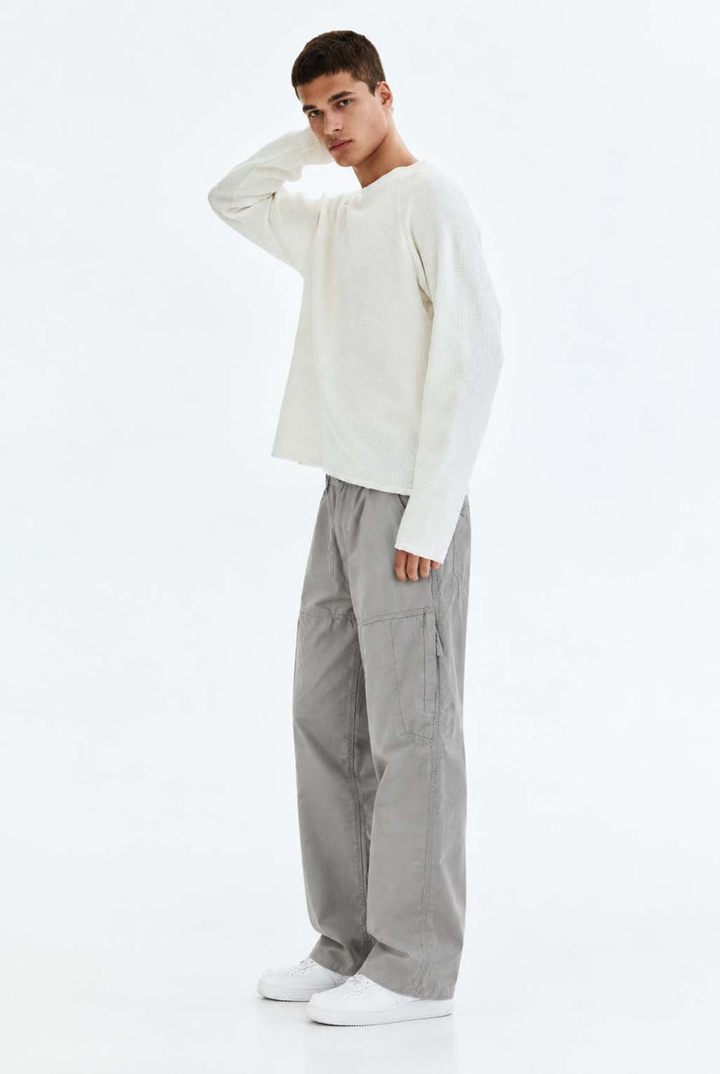 Men's Premium Straight Leg Elastic Waist Cargo