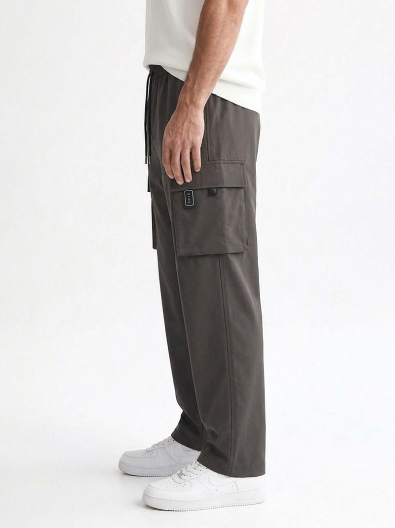 Men's Premium Straight-Fit Regular Cargo Pants