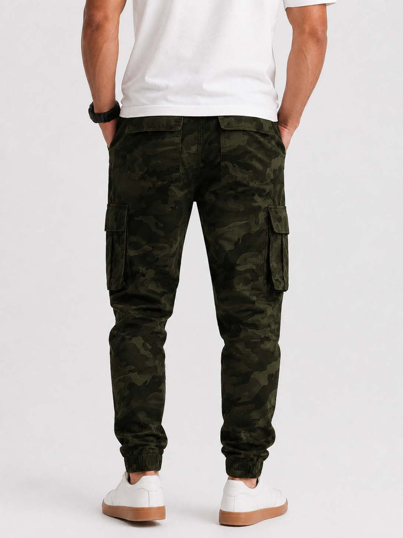 Men’s Premium Camouflage Cargo Jogger Pants