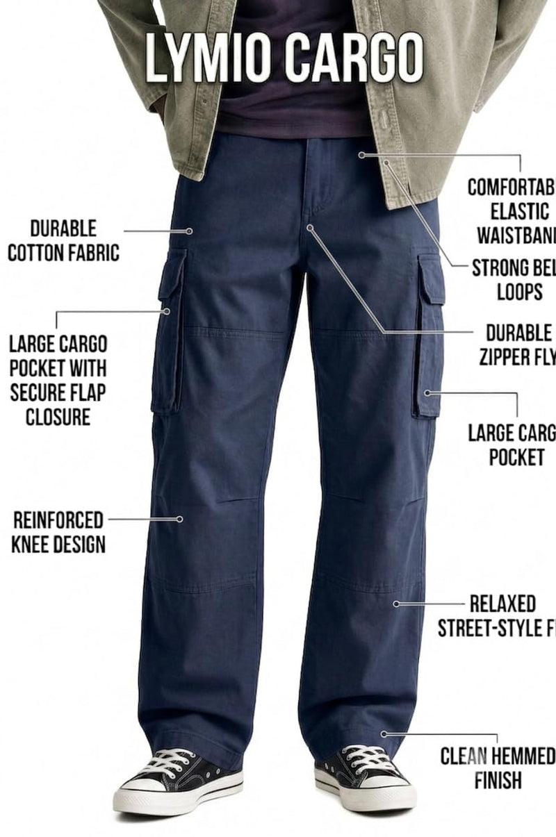 Men's Premium Modern Urban Streetwear Cargo Joggers