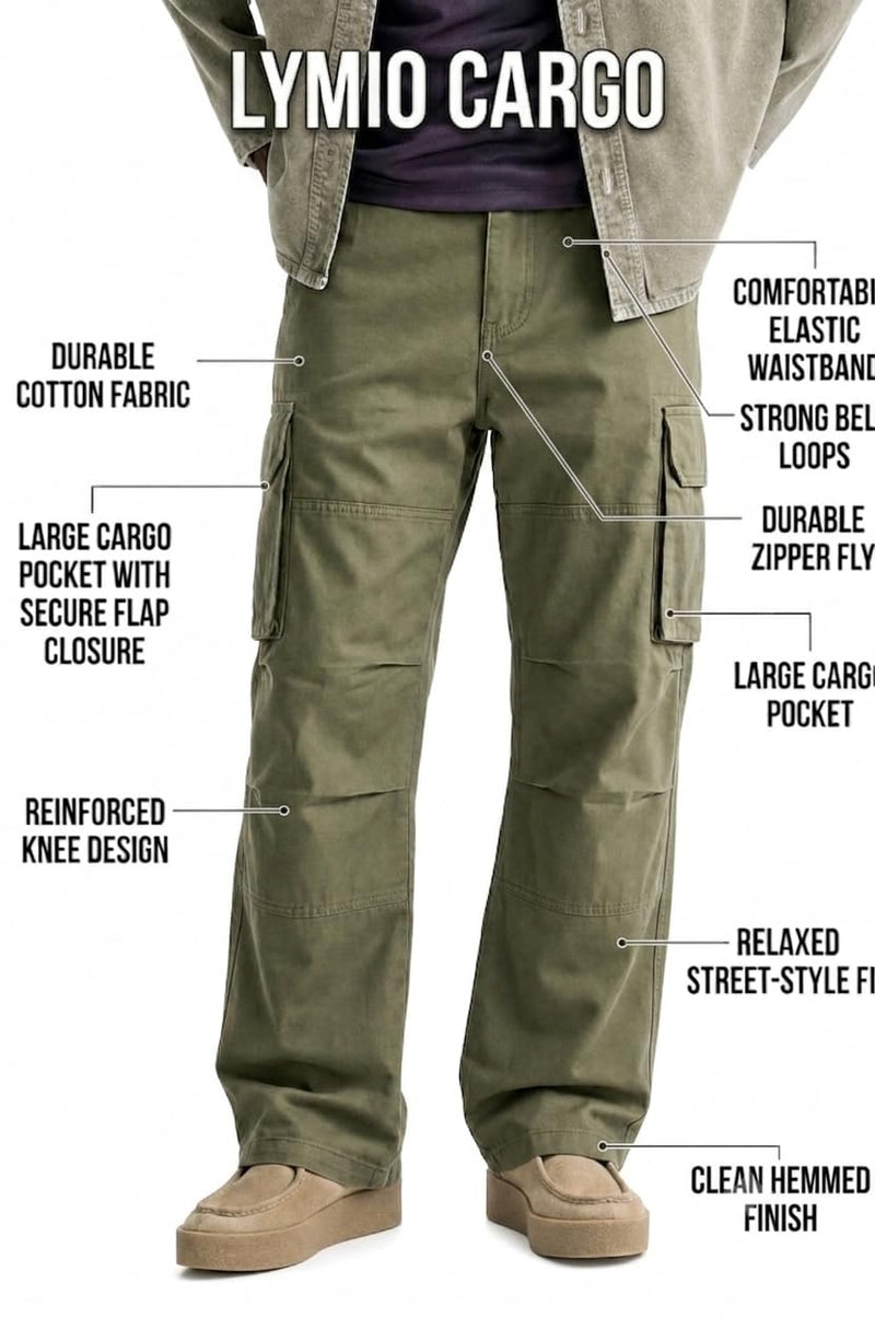 Men's Premium Modern Urban Streetwear Cargo Joggers