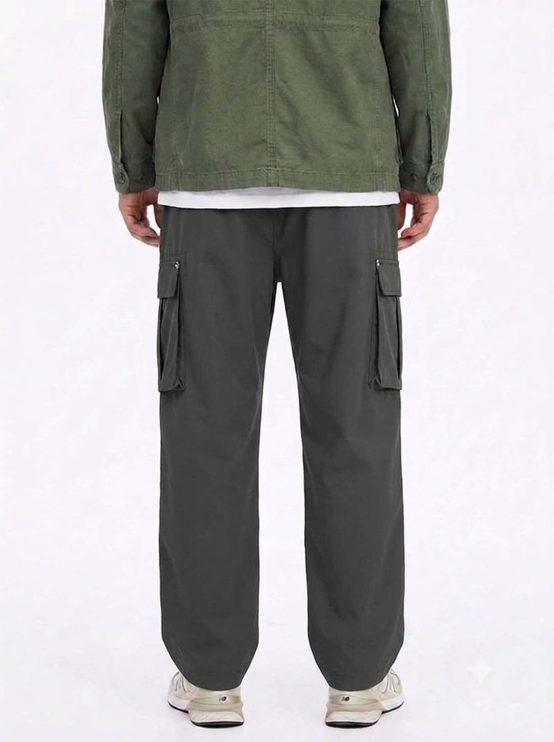 Men’s Premium Casual Relaxed Fit Utility Cargo Pants