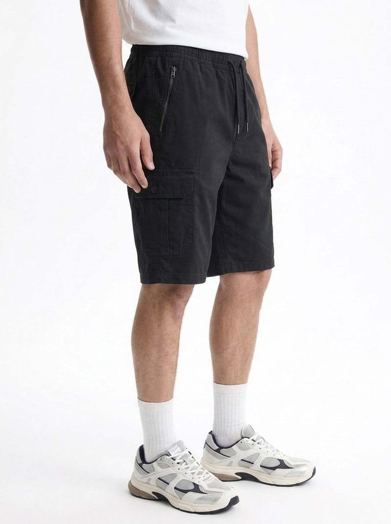 Men's Premium Drawstring Elasticated Solid Regular Fit Shorts