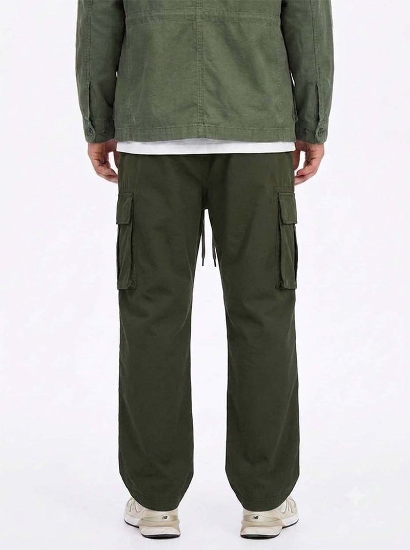 Men’s Premium Casual Relaxed Fit Utility Cargo Pants