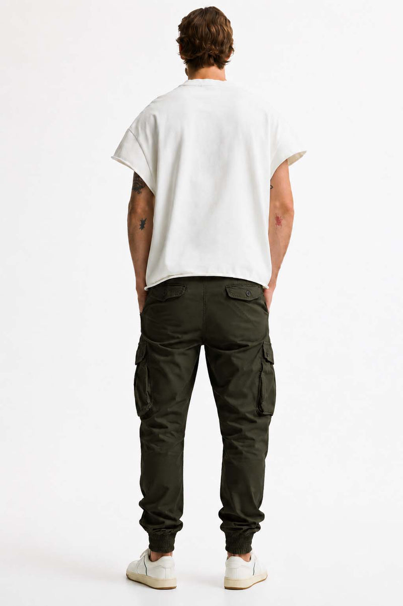 Men’s Modern Multi-Pocket Cargo Jogger Pants – Relaxed Fit