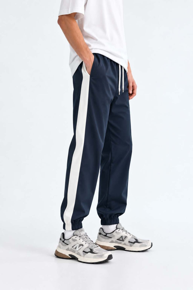 Men's Premium Regular Fit Side-Striped Track pant