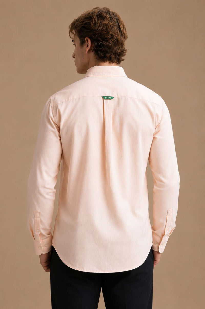 Men’s Premium Cotton Solid Casual Button-Down Shirt