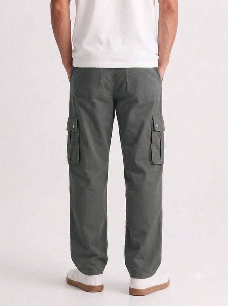 Men’s Premium Relaxed Fit Multi-Pocket Utility Cargo Pants