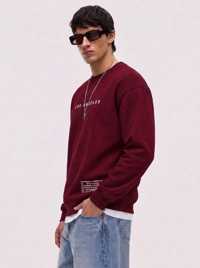 Men’s Premium Casual Full Sleeve Printed Crew Neck Sweatshirt