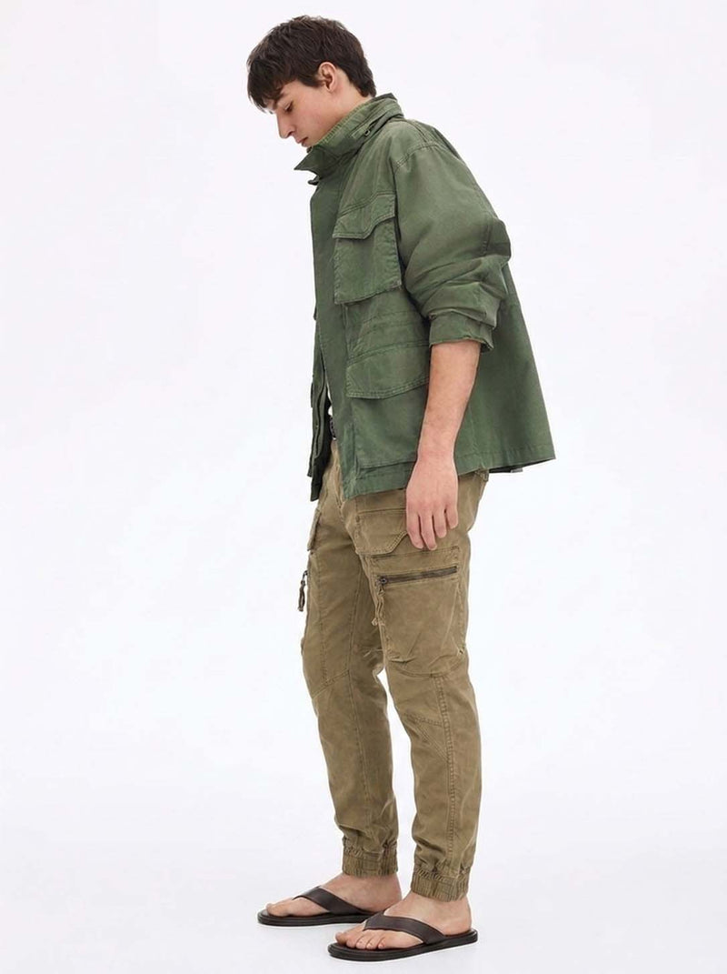 Men's Premium Slim Fit Multi-Pocket Cargo