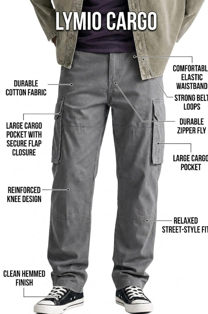Men's Premium Modern Urban Streetwear Cargo Joggers