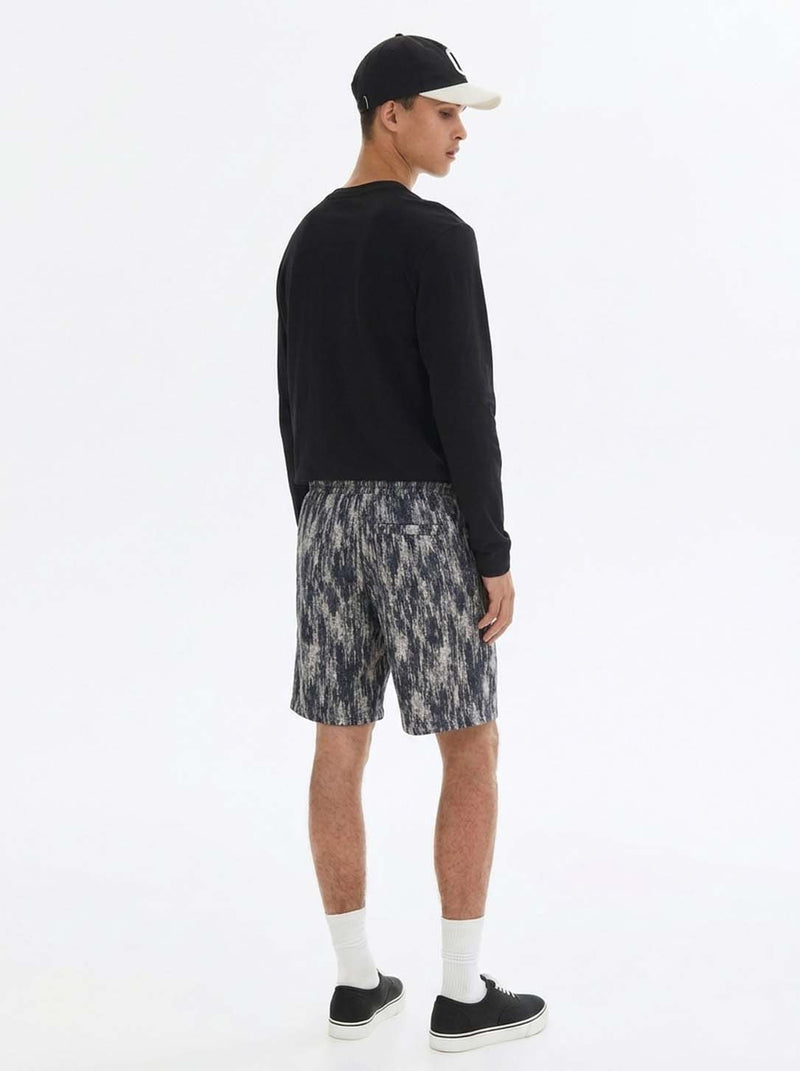 Men's Premium Multicolor Printed Jacquard Drawstring Shorts