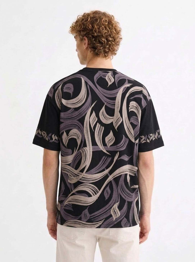 Men's Premium Graphic Printed Oversized T-Shirt