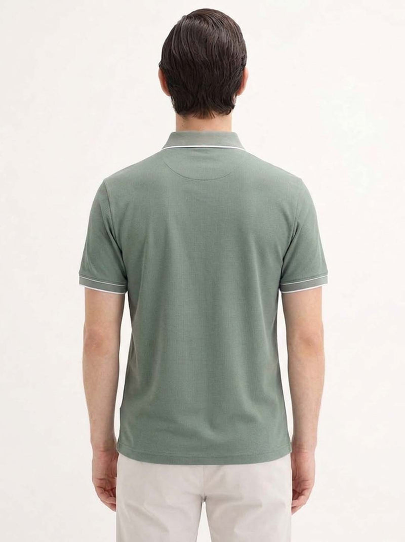 Men’s Premium Regular Fit Zippered Polo T-Shirt