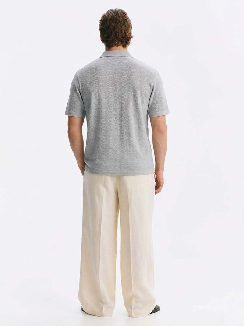 Men's Premium Textured Cuban Collar Shirt