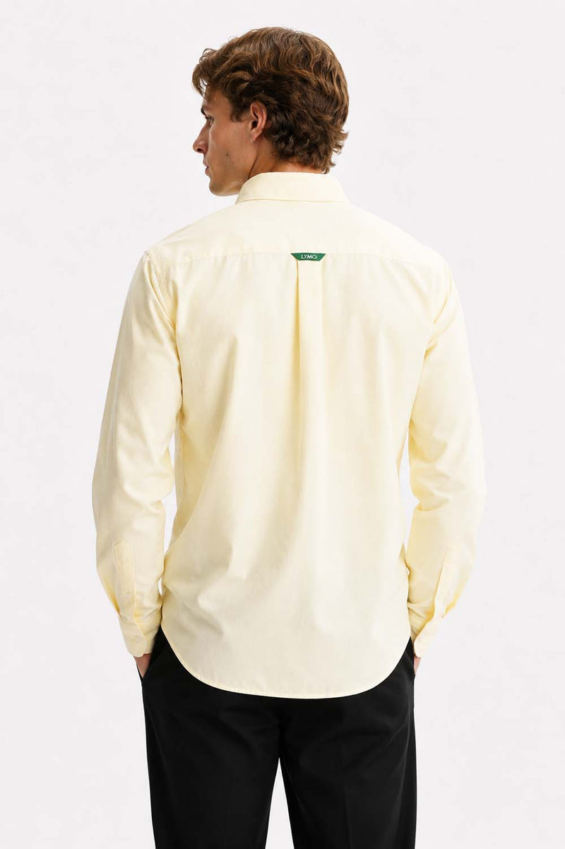 Men’s Premium Cotton Solid Casual Button-Down Shirt