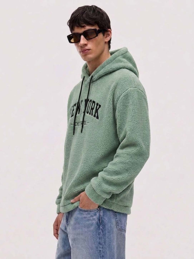Men’s Fleece New York Graphic Sweatshirt Hoodies