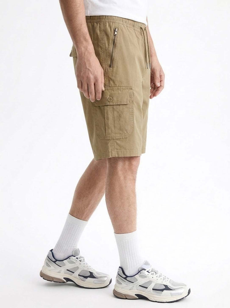 Men's Premium Drawstring Elasticated Solid Regular Fit Shorts