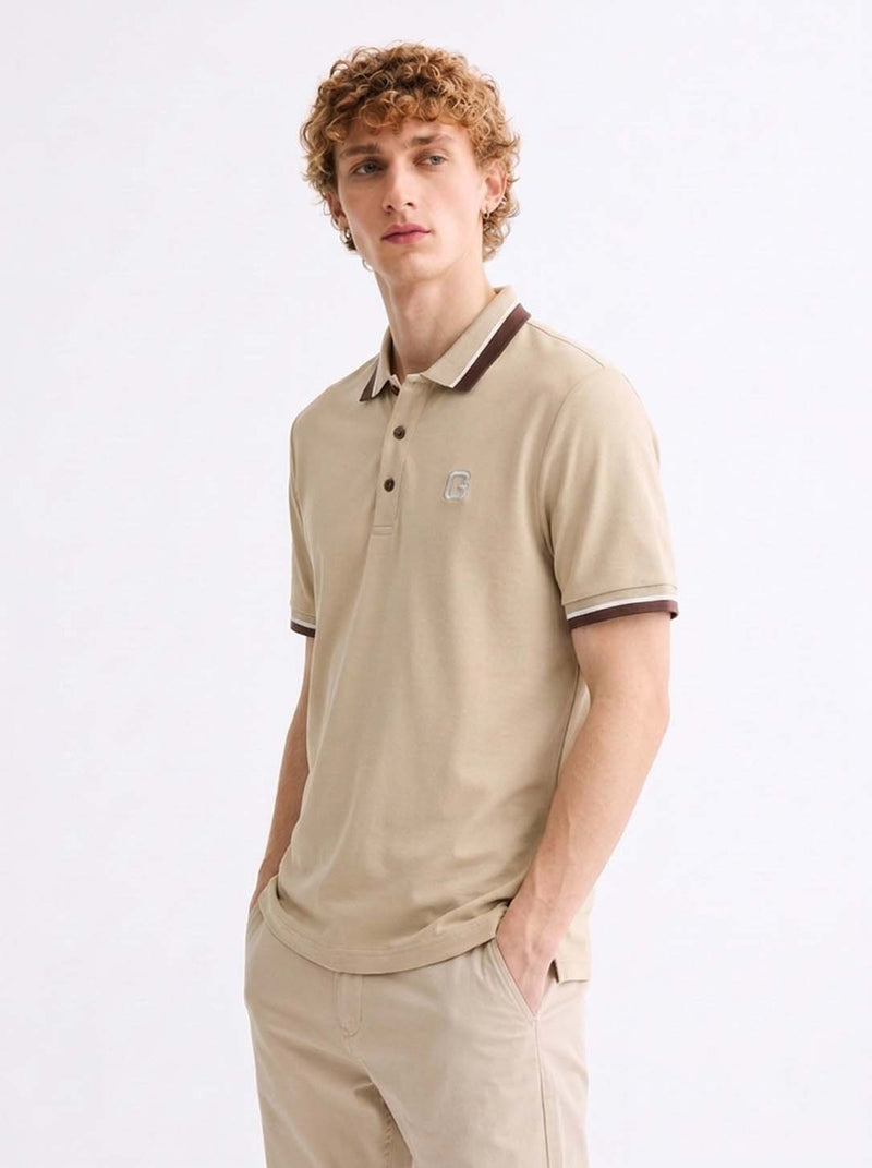 Men’s Premium Contrast Tipped Polo T-Shirt