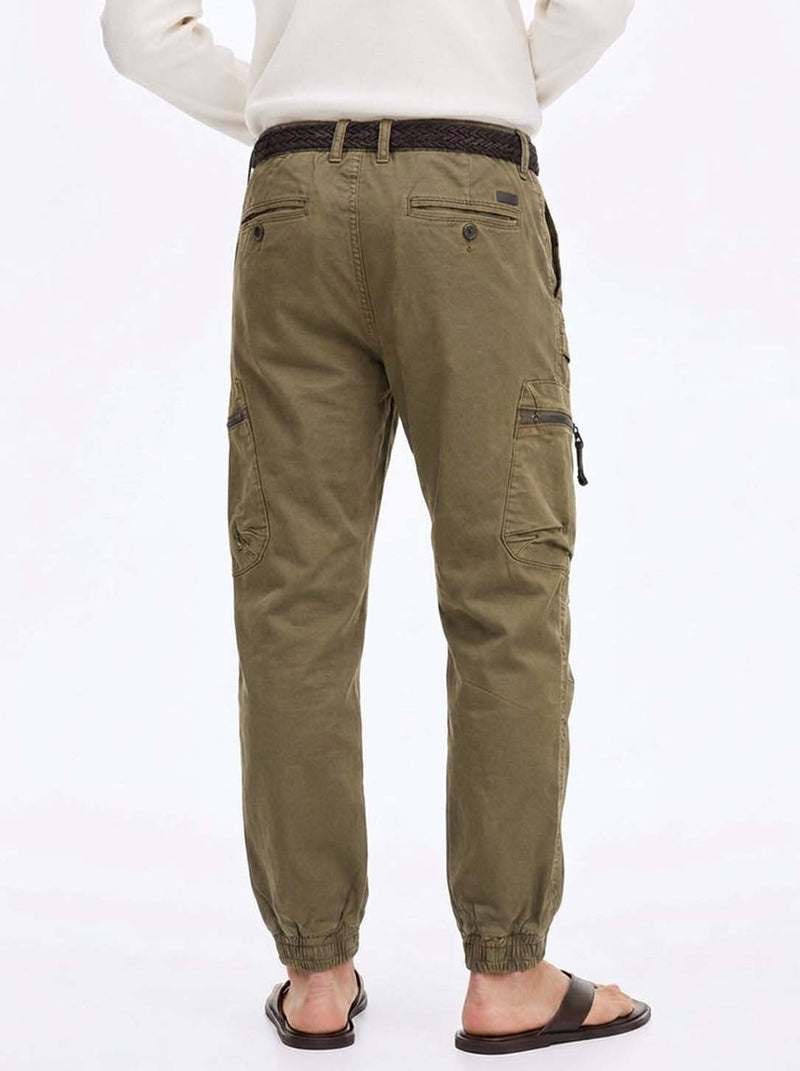 Men's Premium Slim Fit Multi-Pocket Cargo