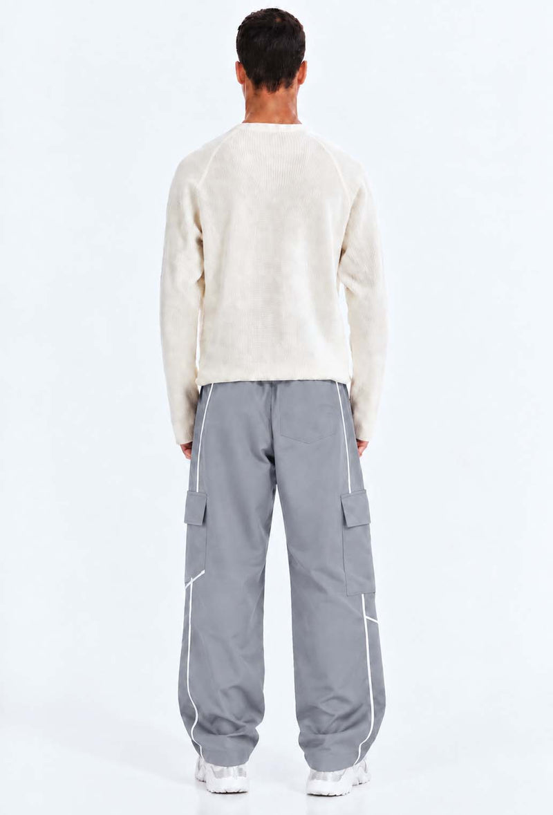 Men's Premium Piping Flap-Pocket Track pant