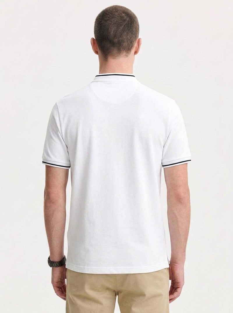 Men’s Premium Mandarin Collar Polo T-Shirt