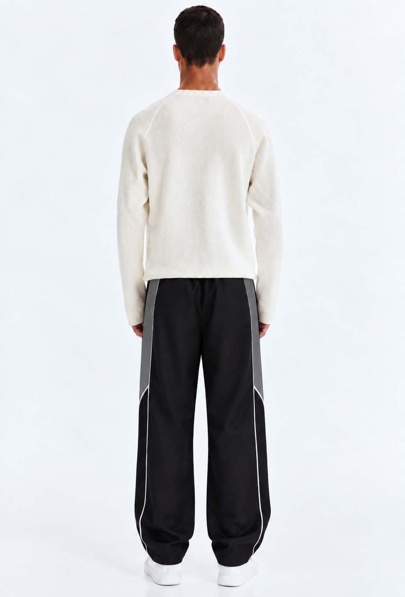 Men's Premium 'Los Angeles' Slogan Piping Track Pants