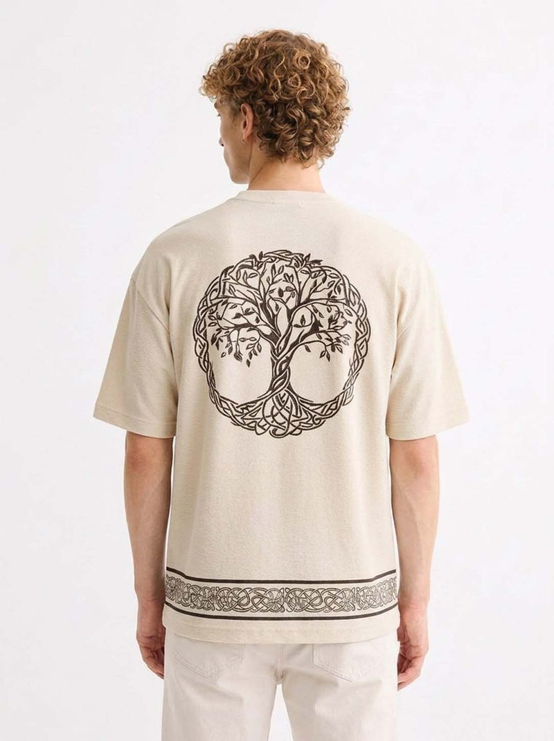 Men's Premium Graphic Printed Oversized T-Shirt