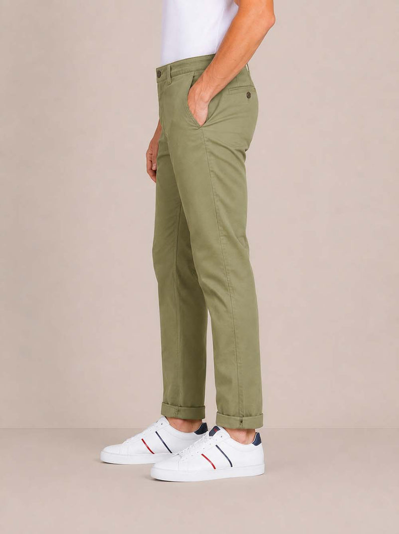 Men’s Classic Chino Trousers – Comfortable Regular-Fit Casual Pants