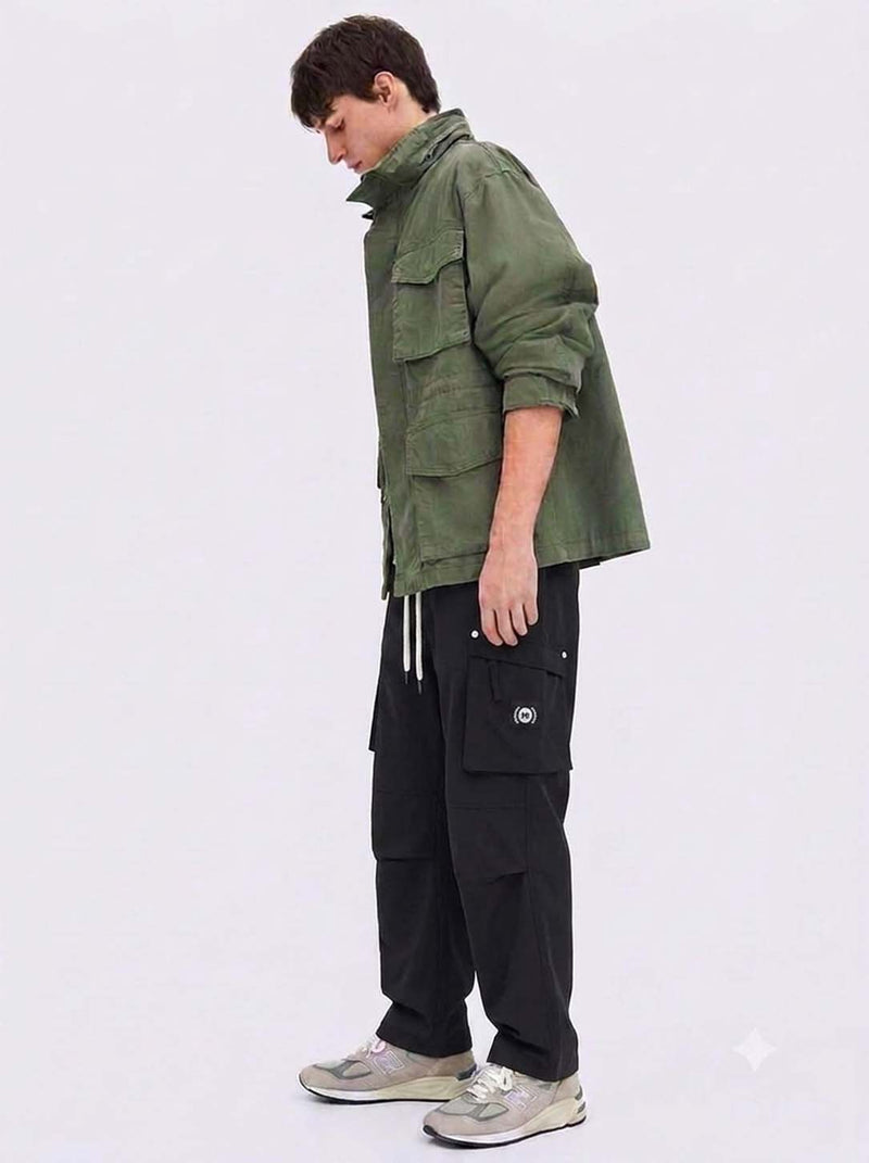Men’s Premium Casual Relaxed Fit Utility Cargo Pants