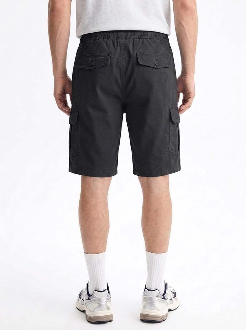 Men's Premium Drawstring Elasticated Solid Regular Fit Shorts