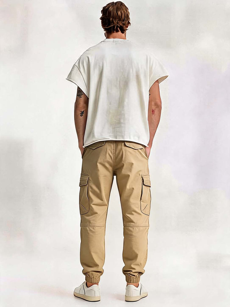 Men's Premium Utility with Cuffed Hems Cargo Pants