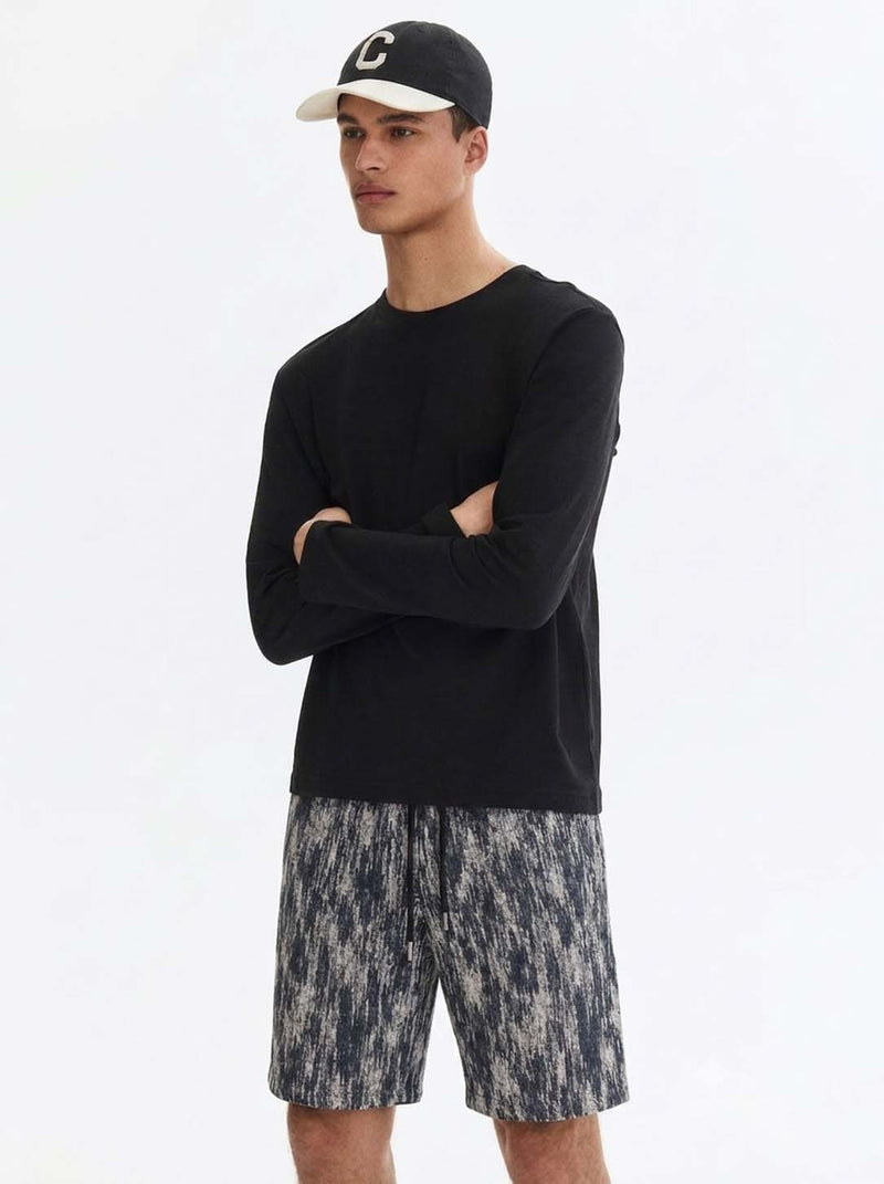 Men's Premium Multicolor Printed Jacquard Drawstring Shorts