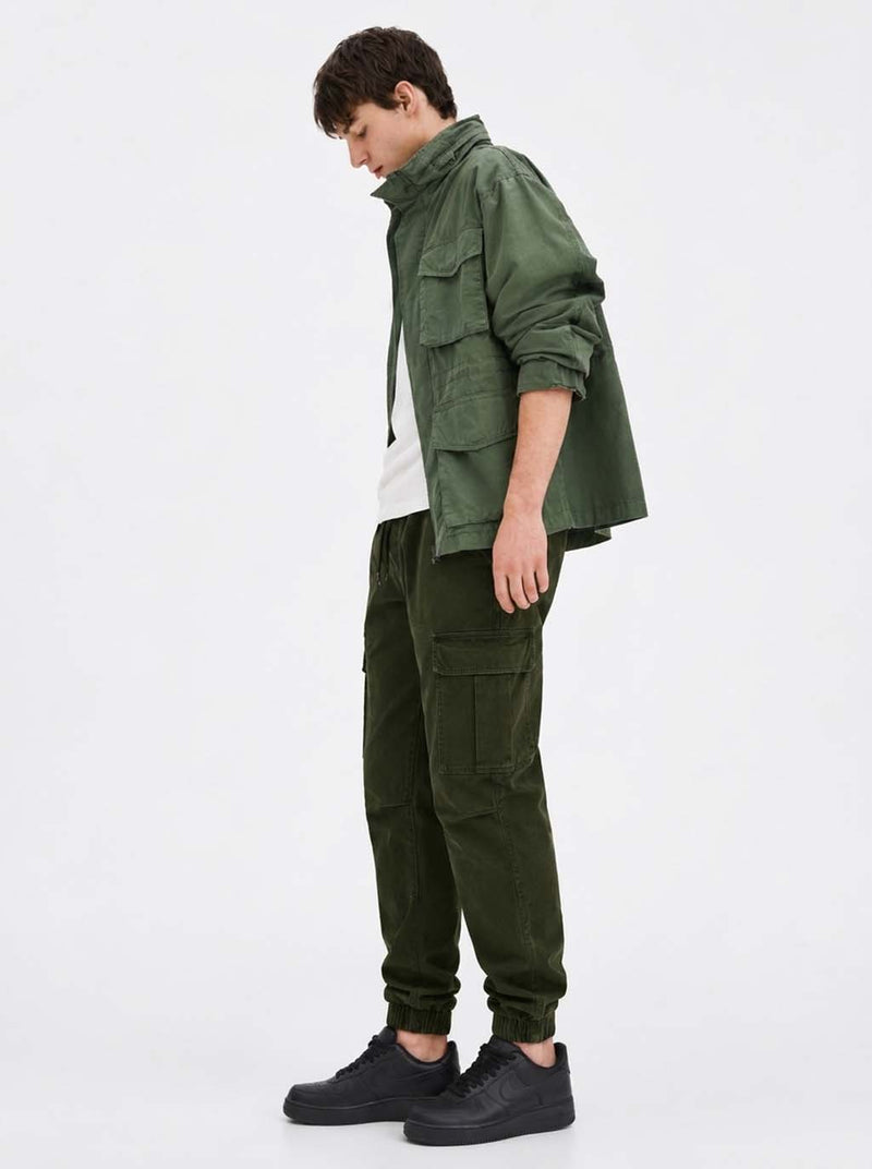 Men's Premium Relaxed-Fit Cargo Joggers