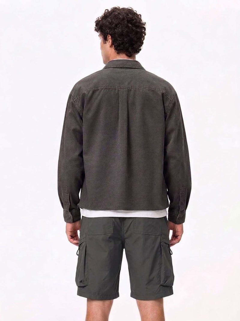 Men's Premium Relaxed Fix Elastic Waist Utility Shorts