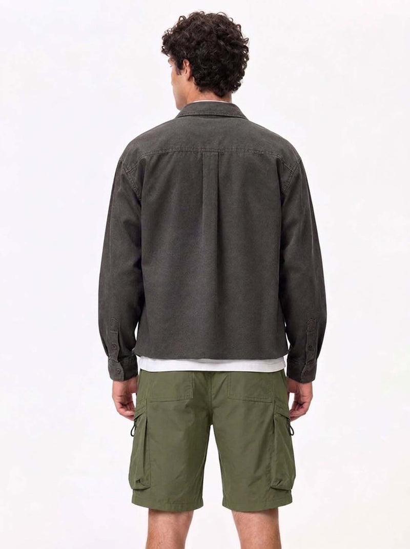Men's Premium Relaxed Fix Elastic Waist Utility Shorts