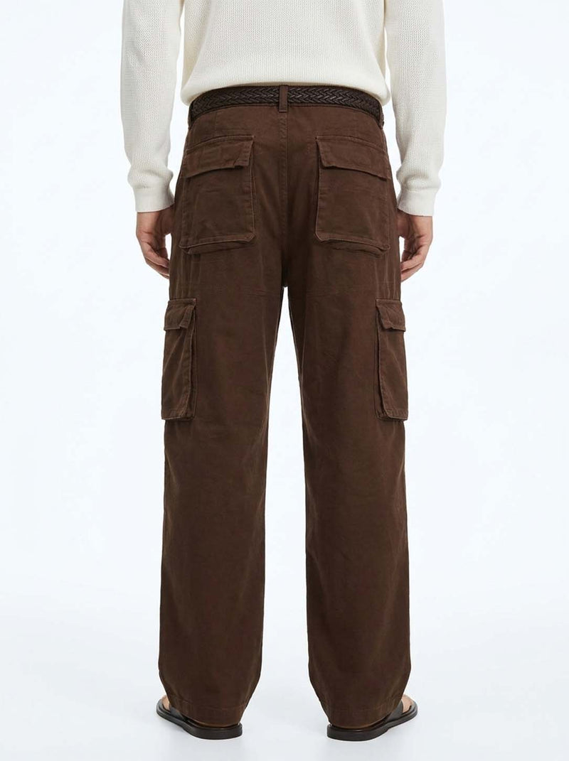 Men's Premium Regular Fit Multi-Pocket Design Cargo Pants