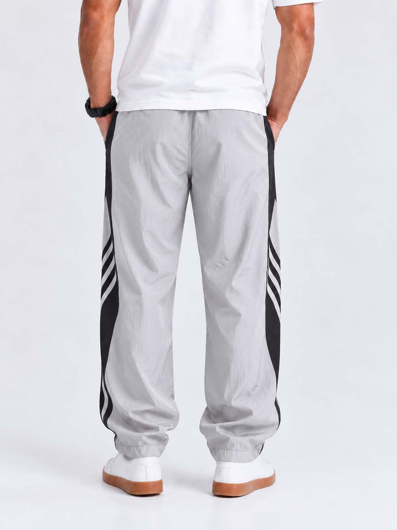 Men's Premium Piping Curved-Panel Track Pants