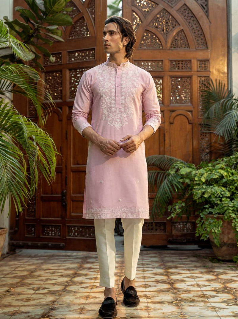Men's Premium Embroidered Elegant Traditional Wear Kurta