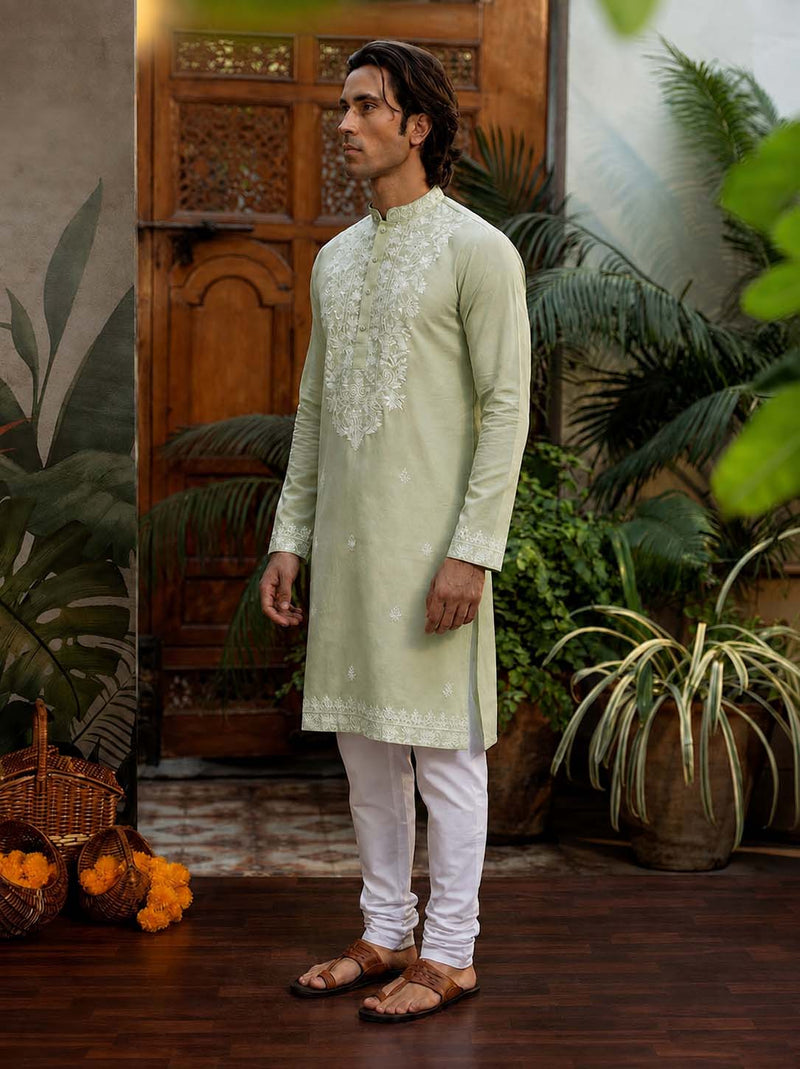 Men's Premium Embroidered Elegant Traditional Wear Kurta