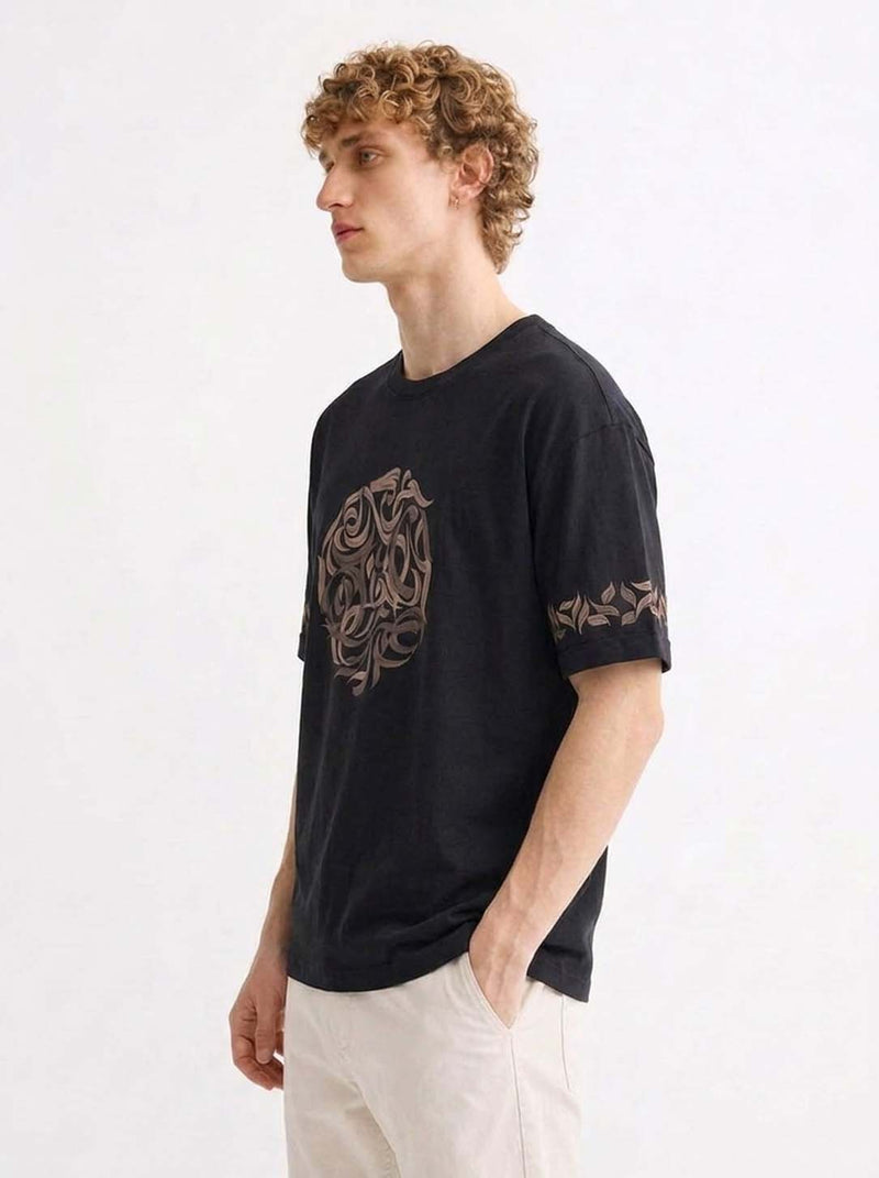 Men's Premium Graphic Printed Oversized T-Shirt