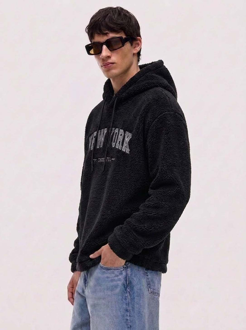 Men’s Fleece New York Graphic Sweatshirt Hoodies