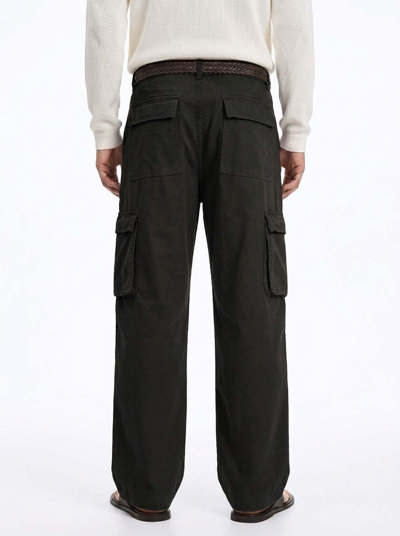 Men's Premium Regular Fit Multi-Pocket Design Cargo Pants