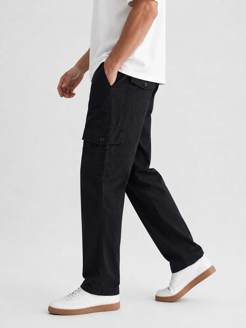 Premium Relaxed-Fit Utility Cargo Pants for Men
