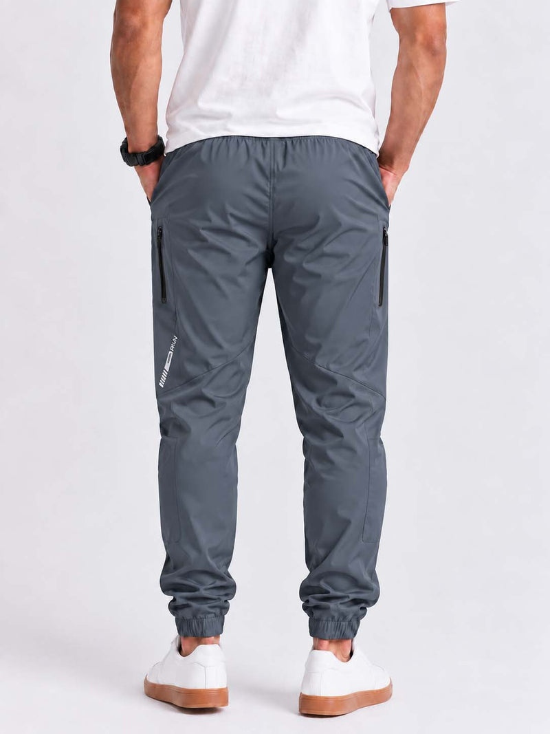 Men's Premium Utility Zipper-Pocket Cuffed Track Pant