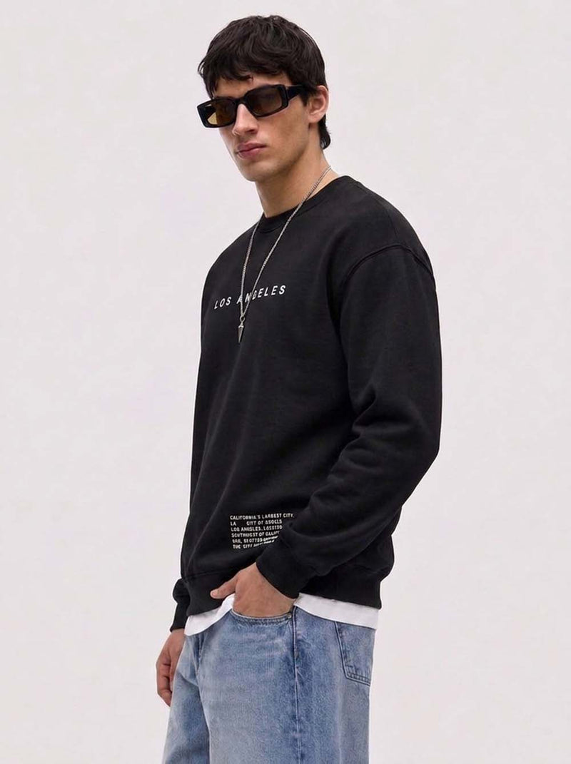 Men’s Premium Casual Full Sleeve Printed Crew Neck Sweatshirt